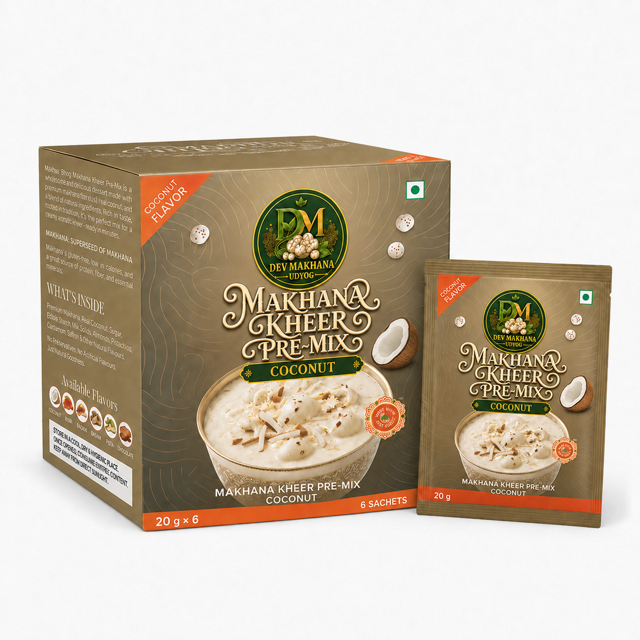 Makhana Kheer Pre-Mix Coconut (20 g x 6)